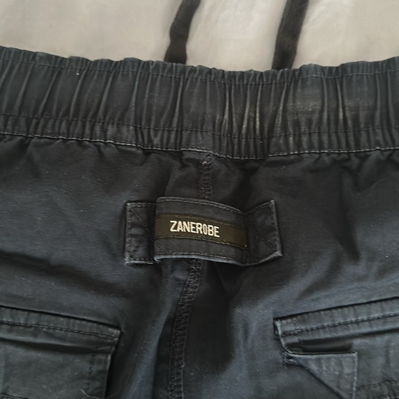 Zanerobe Navy garment dyed joggers 32 medium - Picture 4 of 4
